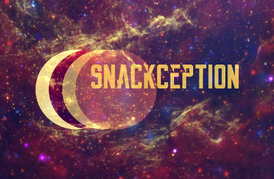 Snackception shooter game logo